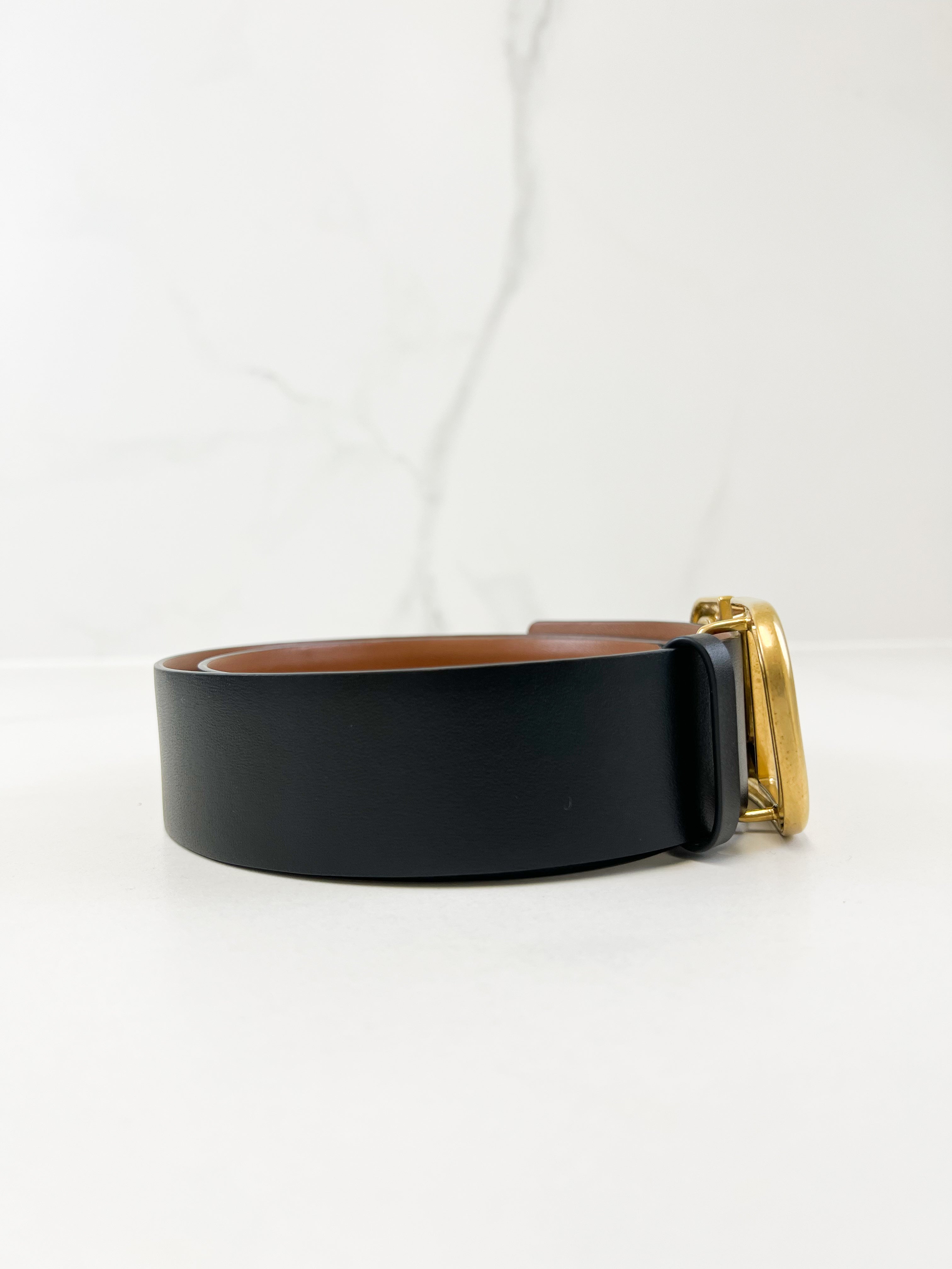Valentino VLogo Belt in Calfskin