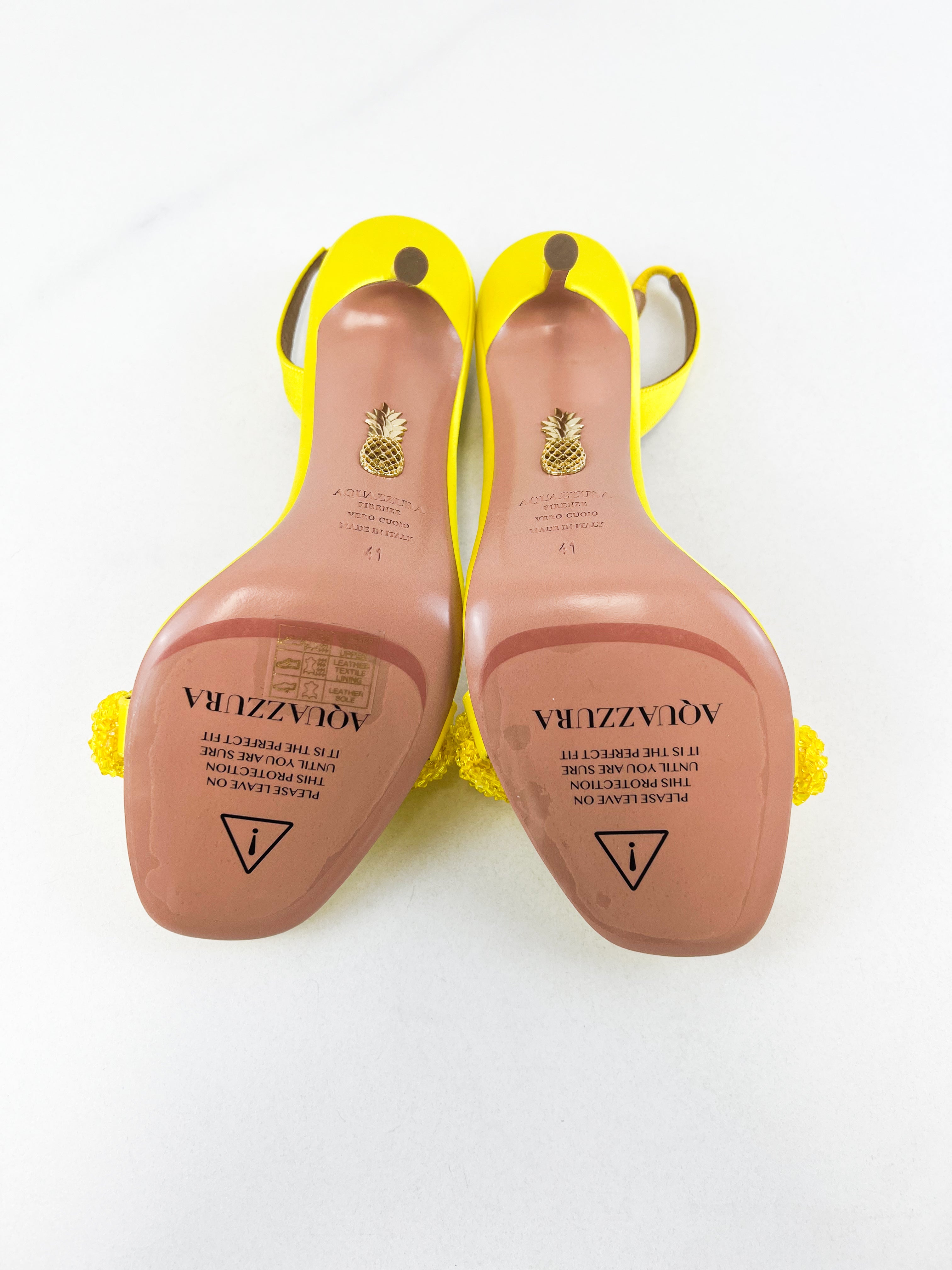 Aquazzura Chain Of Love Sandal Pumps Size 41