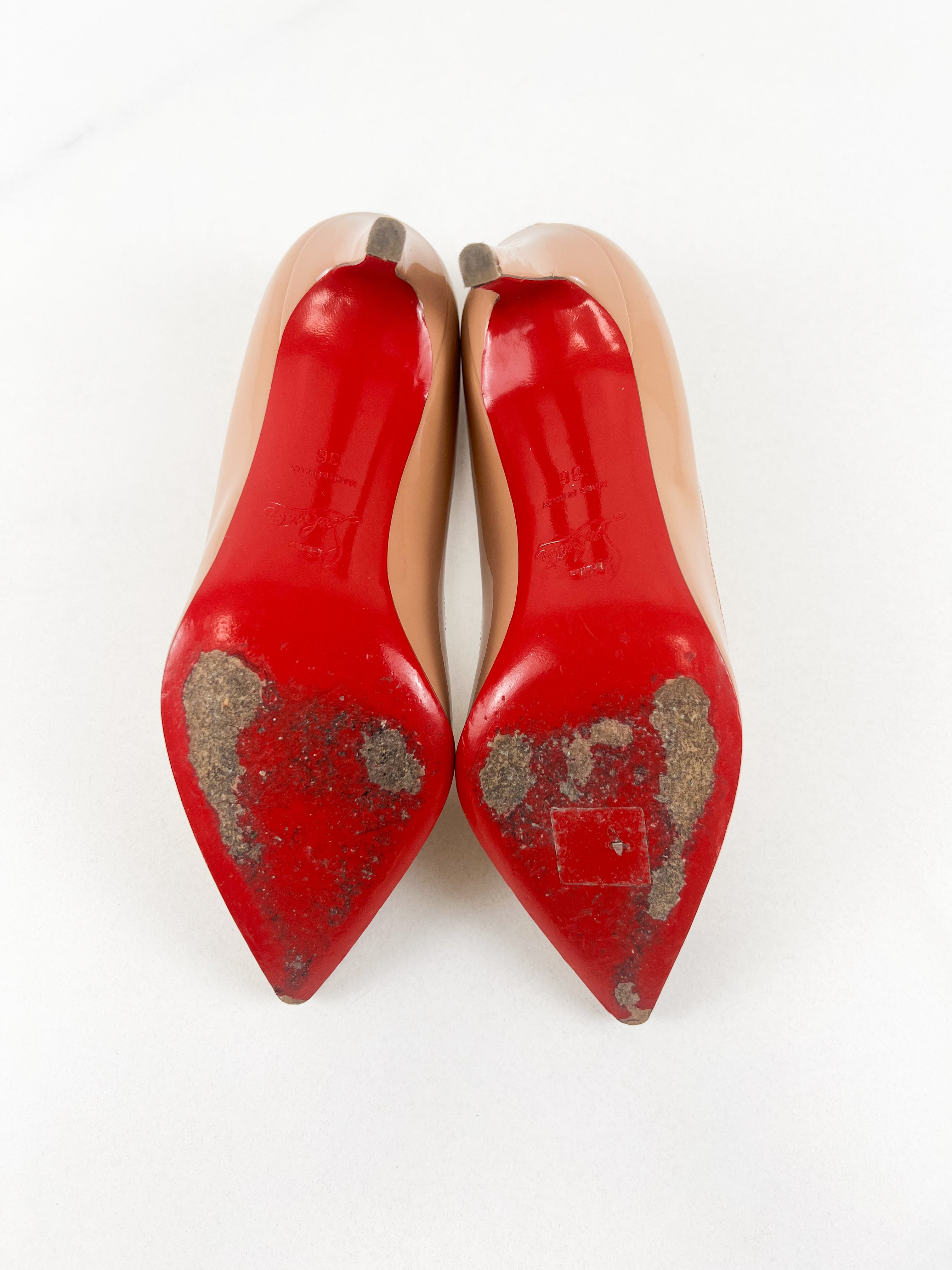 Christian Louboutin Beige Kate 70 Size 36