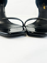 Saint Laurent Opyum Patent Leather Sandal Size 39