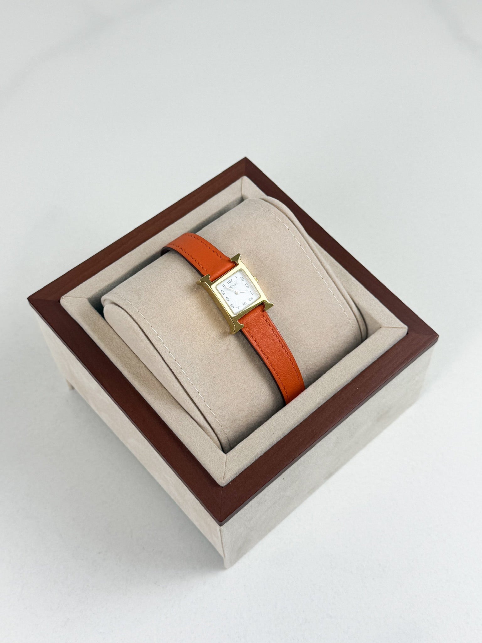 Hermes Mini Heure H Watch - Two Straps Included