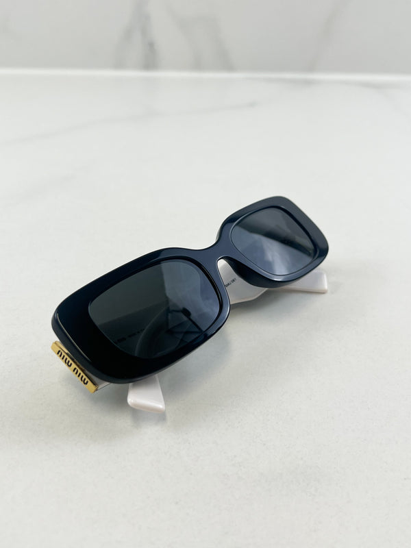 Miu Miu Logo Print Sunglasses