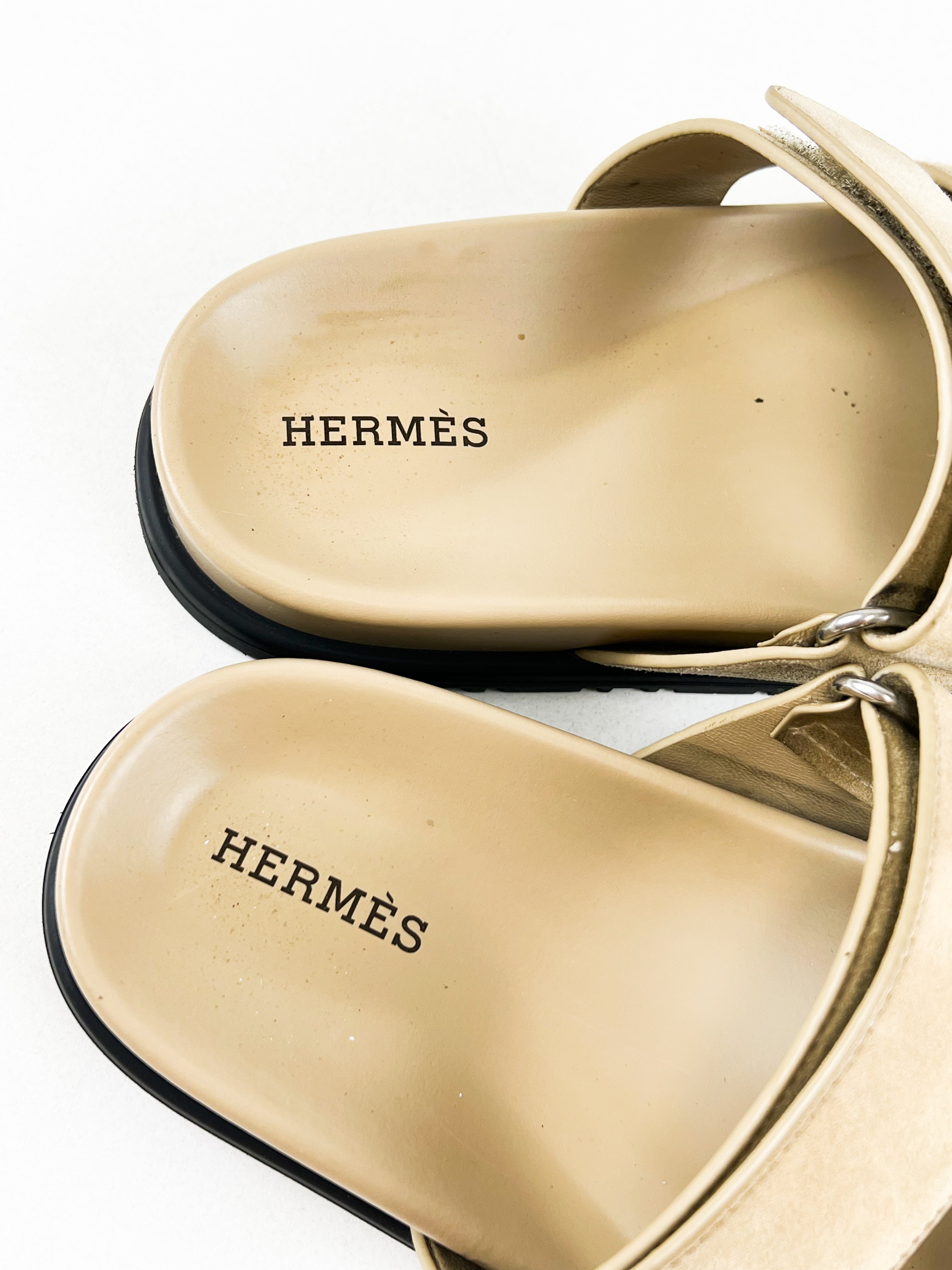 Hermes Chypre Sandals Size 36