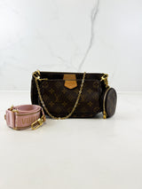 Louis Vuitton Multi Pochette Accessories in Rose Clair