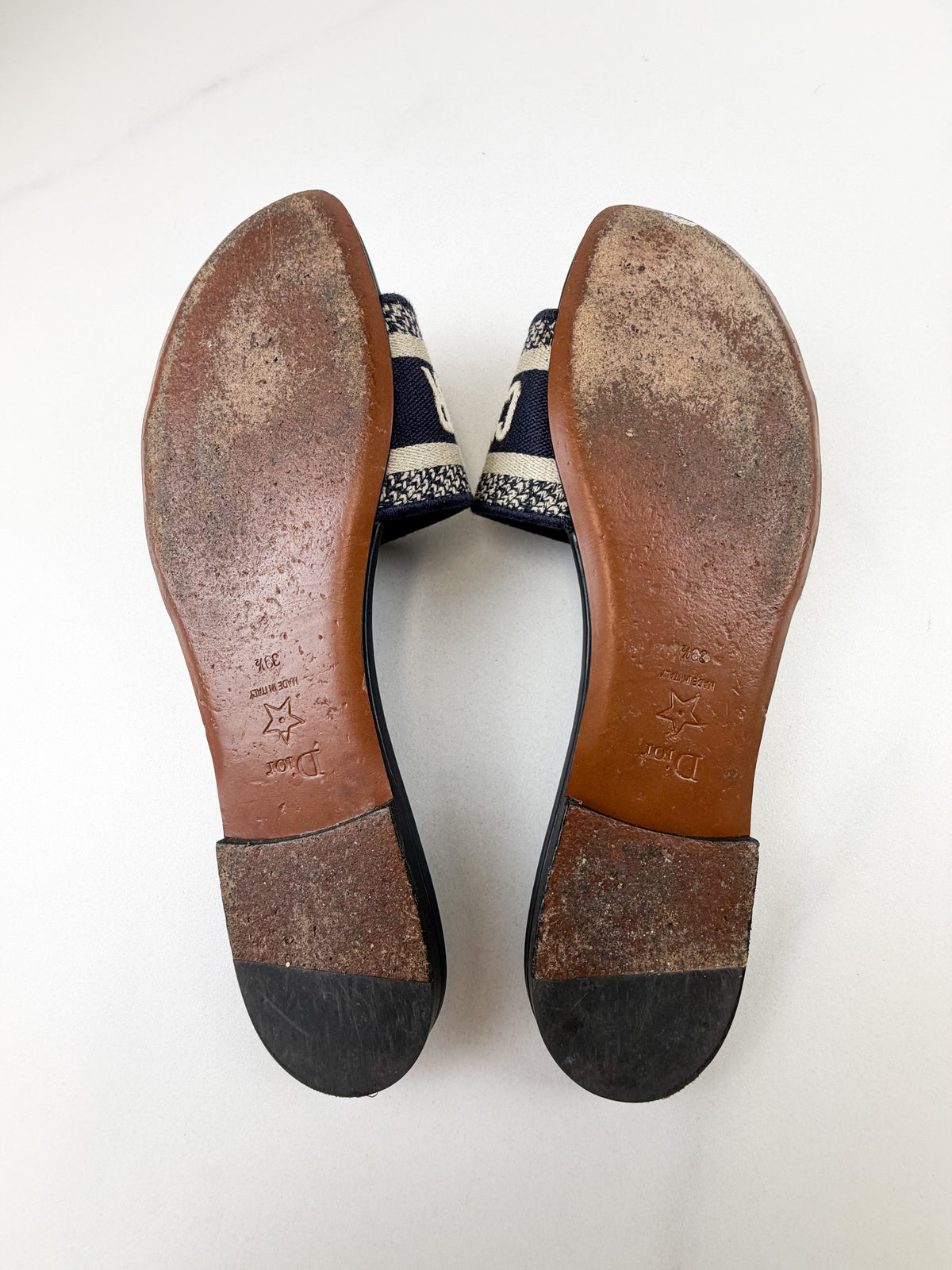 Christian Dior Dway Slides Size 39.5
