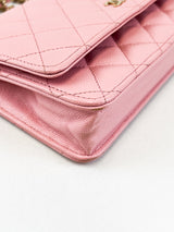 Chanel Pink Caviar CC WOC with GHW