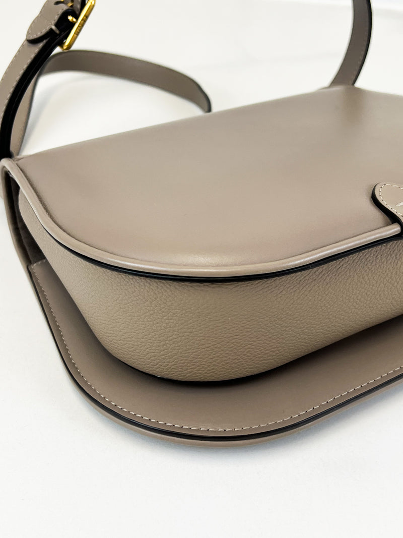 Fendi C-Mon Taupe Crossbody Bag
