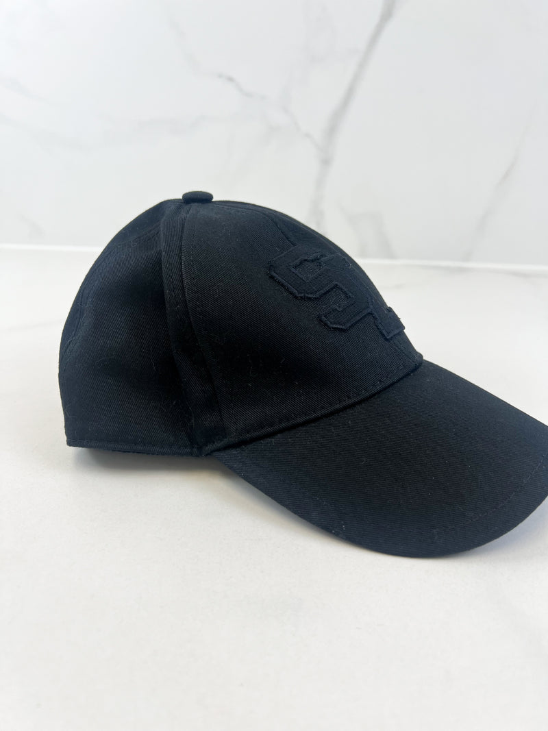 Saint Laurent Casquette Nior Patch Cap