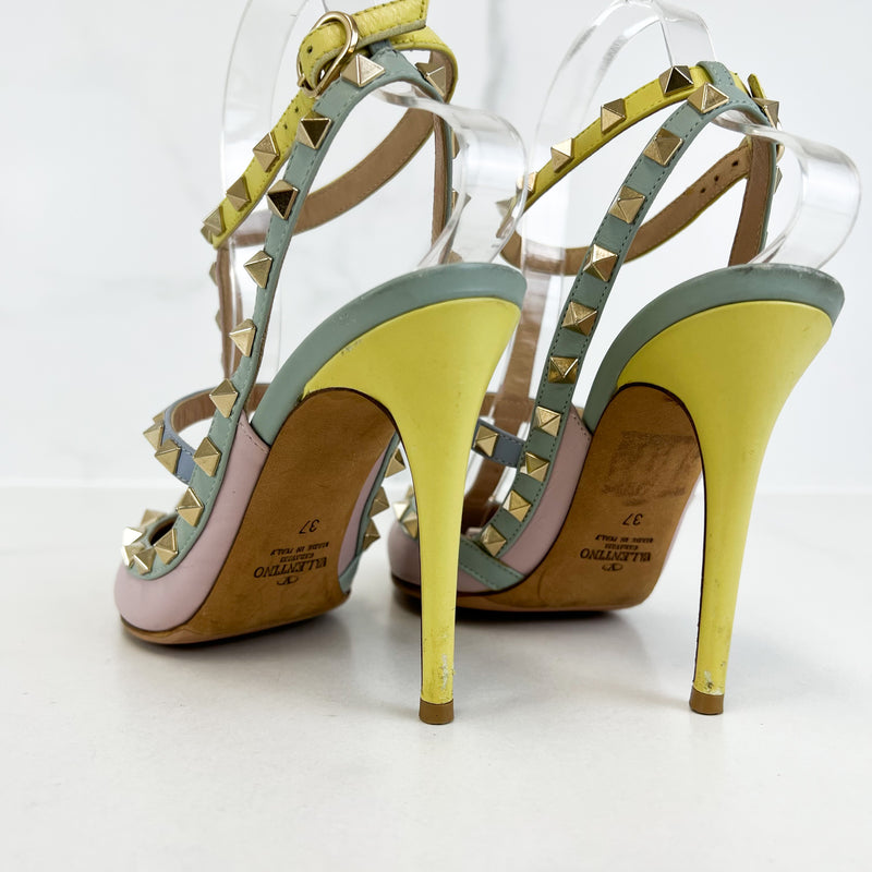 Valentino Multicolour Rockstud Pumps Size 37