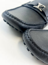 Louis Vuitton Men's Monte Carlo Calfskin Black Loafers Size 10