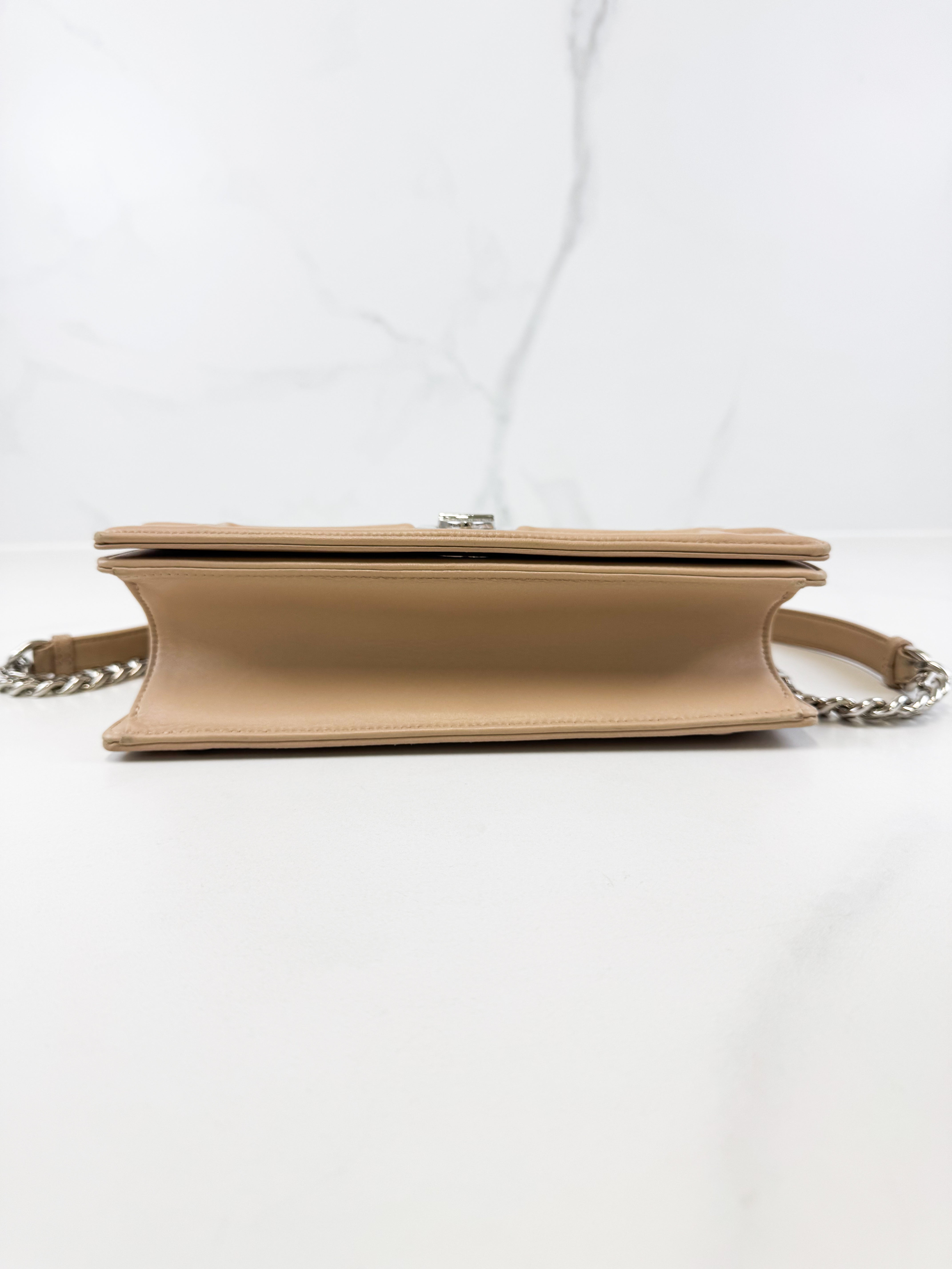 Christian Dior Beige Medium Diorama Shoulder Bag