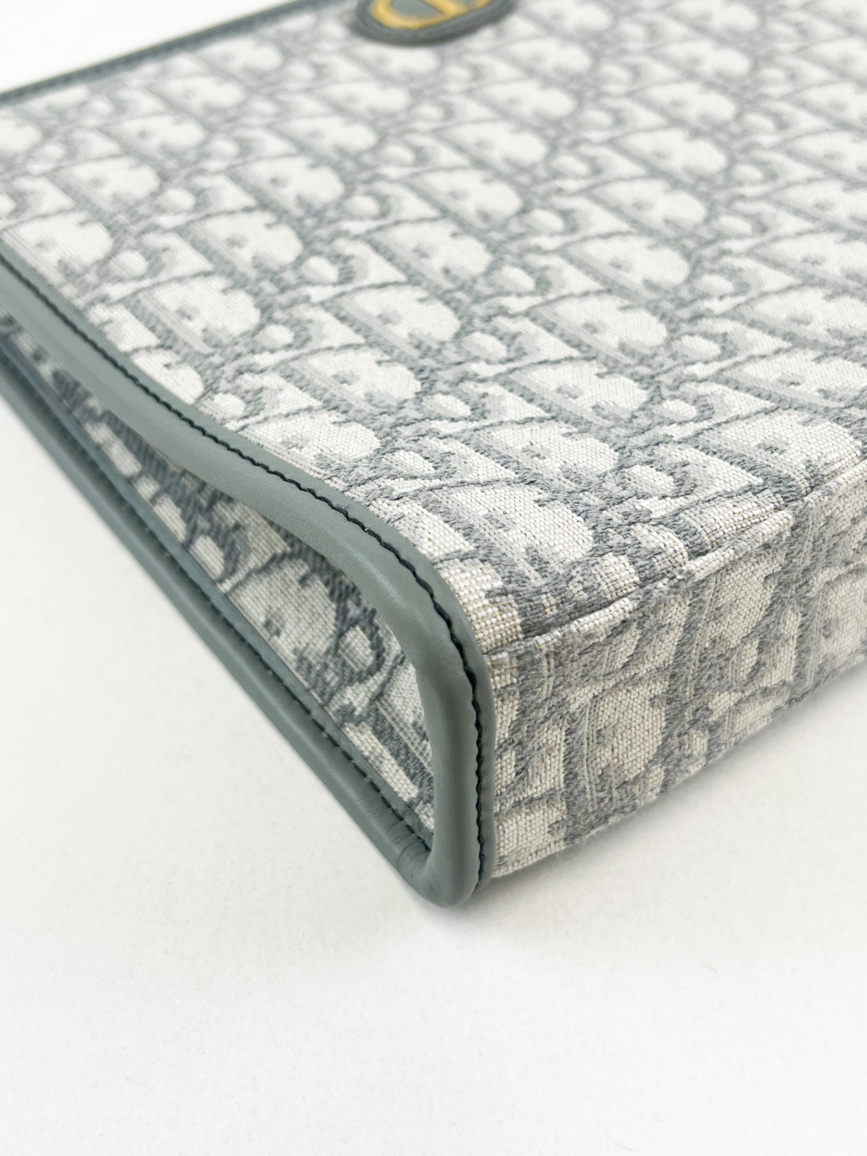 Christian Dior Embroidered Oblique Pouch