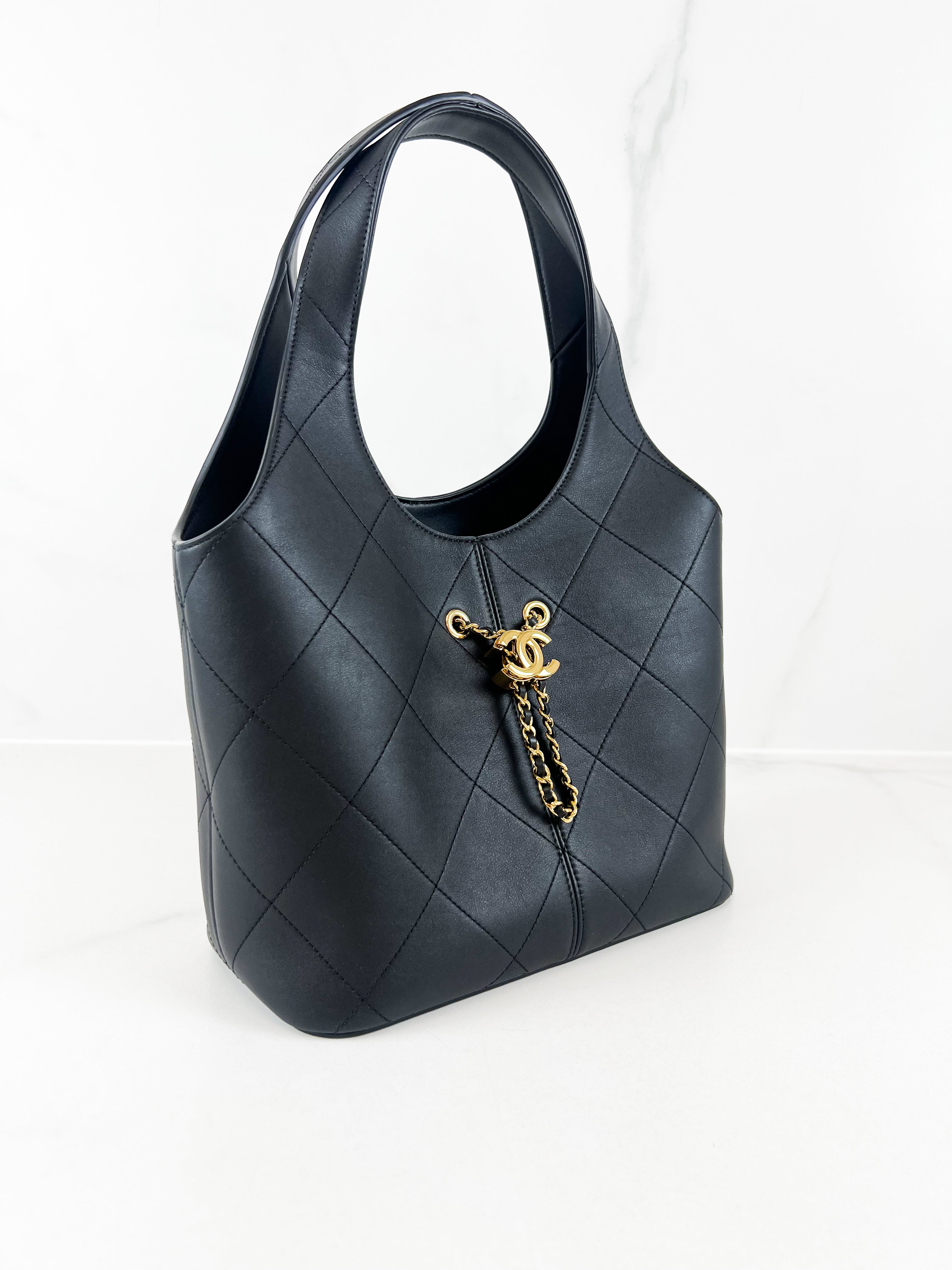 Chanel 26 Black Calfskin Tote GHW