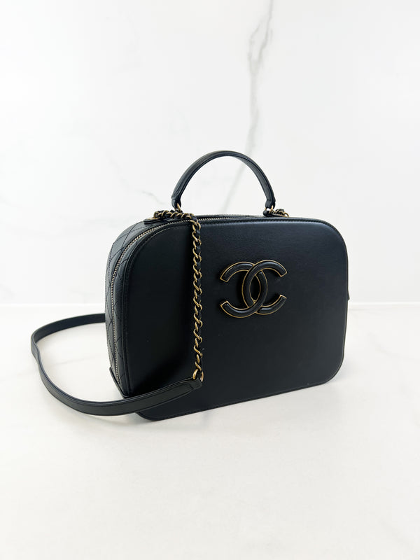 Chanel Black Small Vanity