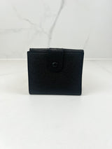 Chanel Black Decacoco Double Hook Bifold Wallet