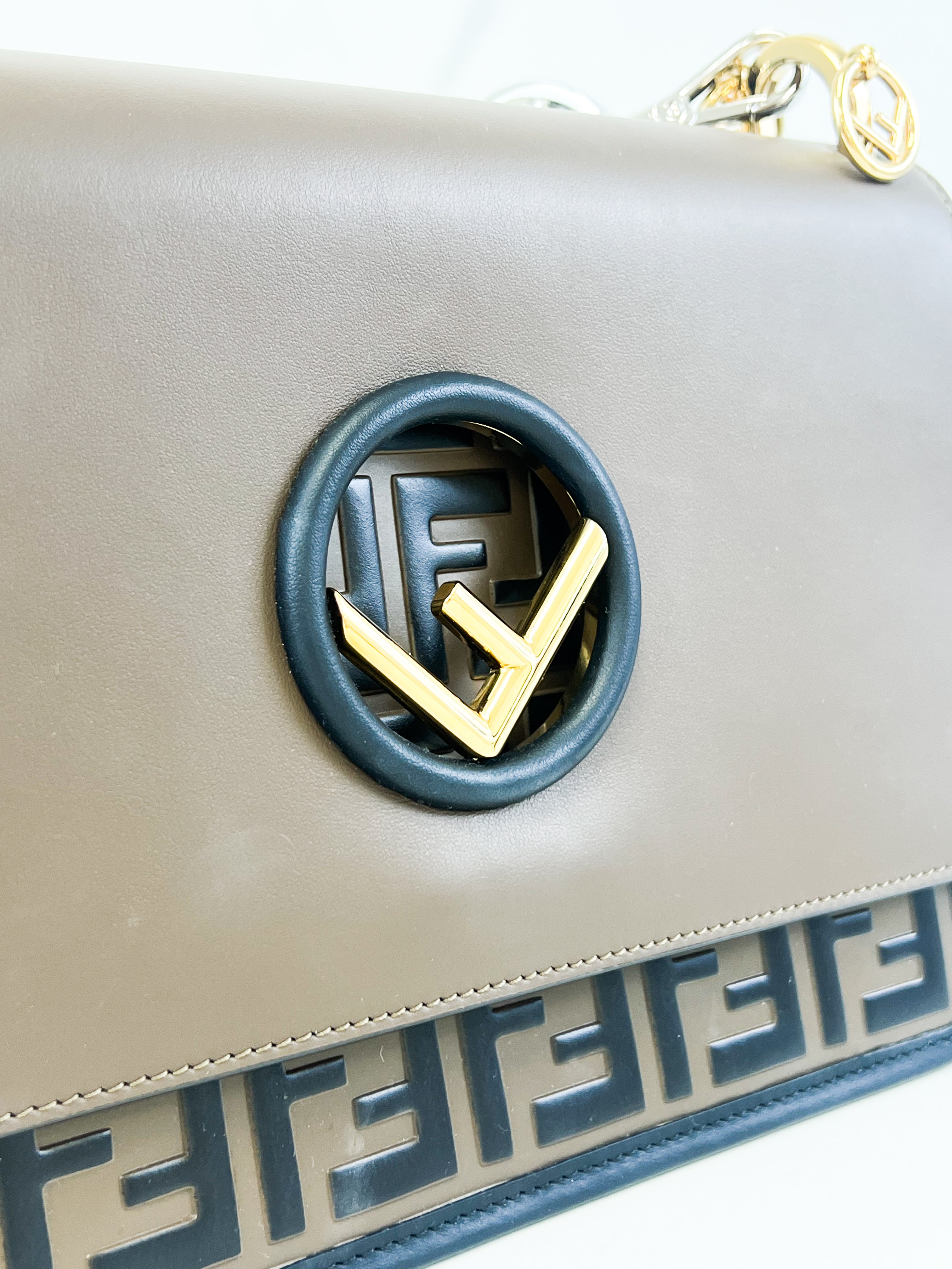 Fendi Kan I Shoulder Flap Bag