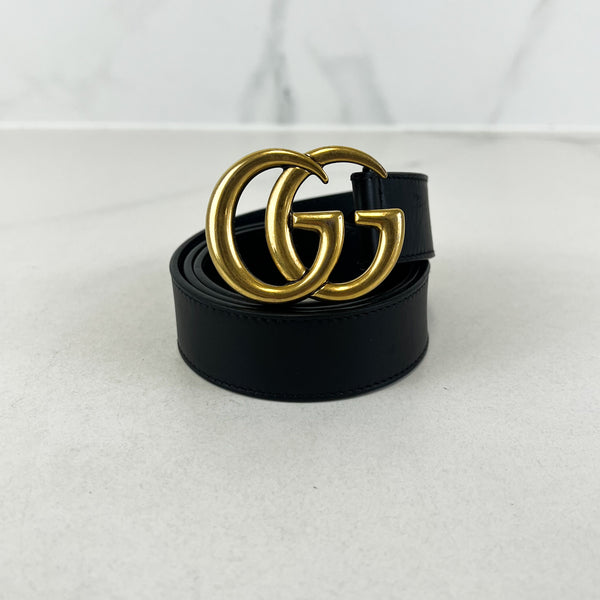 Gucci womens leather belt 2025