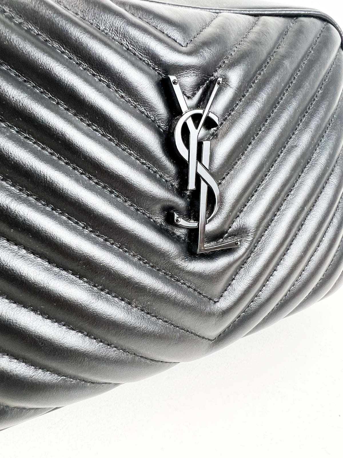 Saint Laurent Black Lou Camera Bag