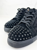 Christian Louboutin Men’s Louis Suede Studded Sneaker Size 43