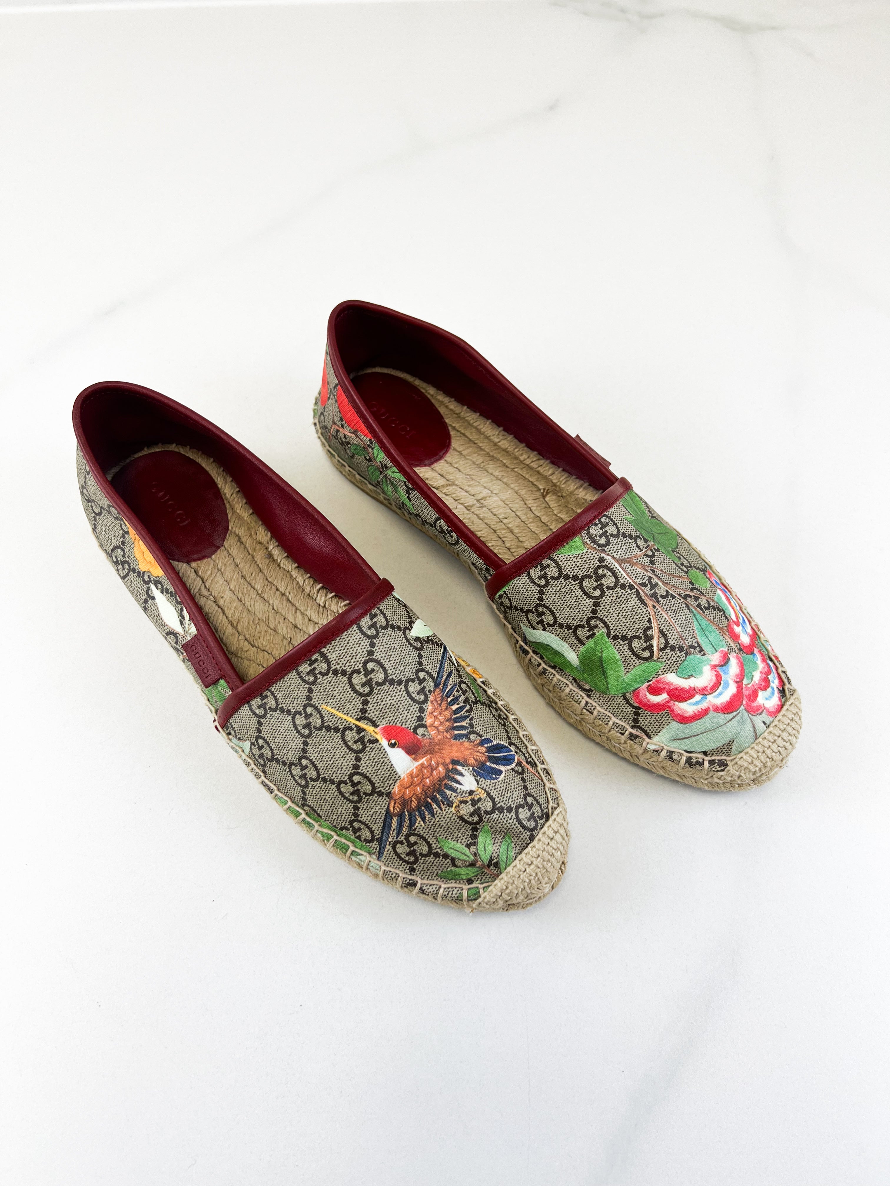Gucci GG Canvas Espadrilles Size 41
