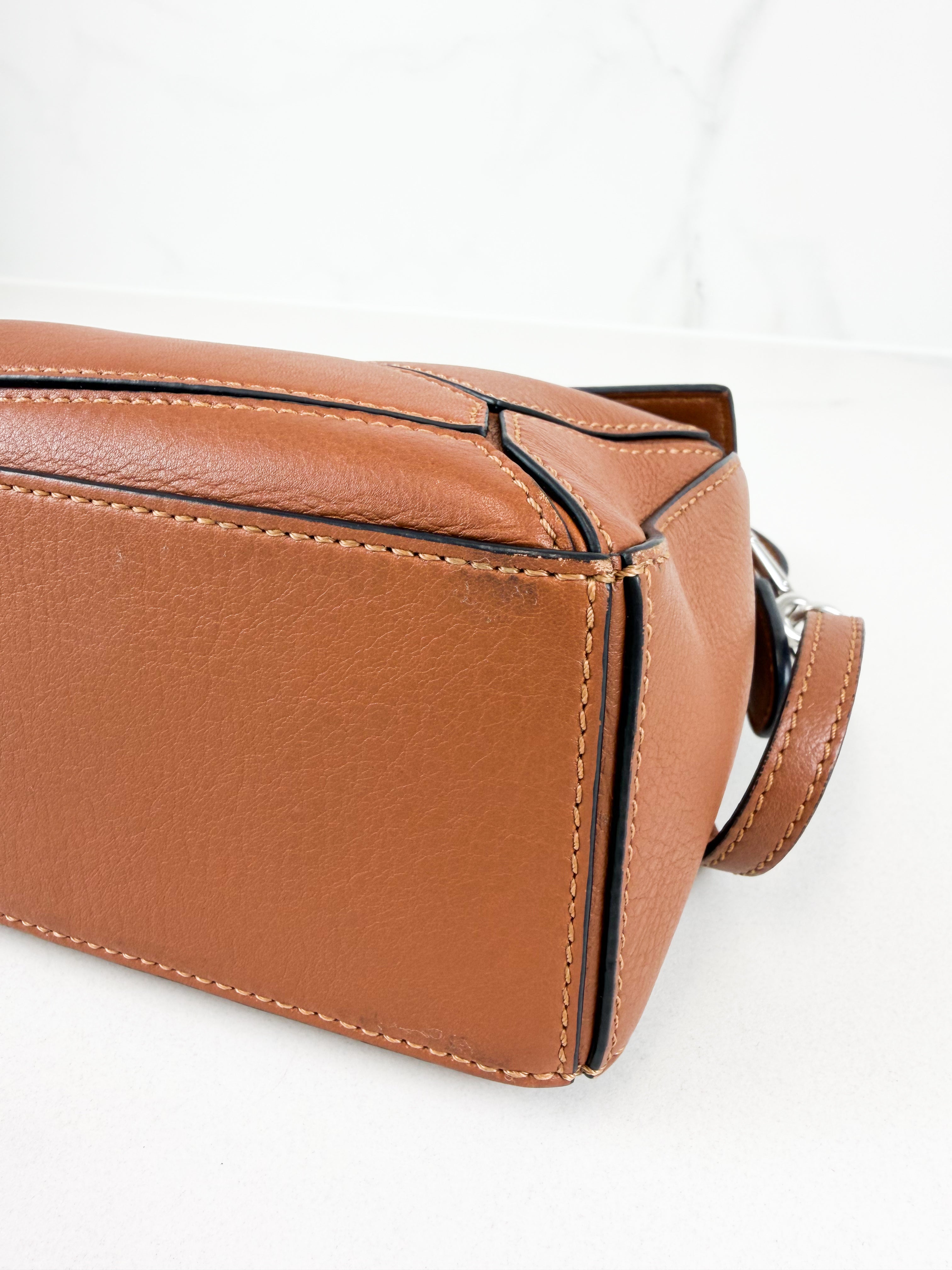 Loewe Puzzle Mini Leather Shoulder Bag