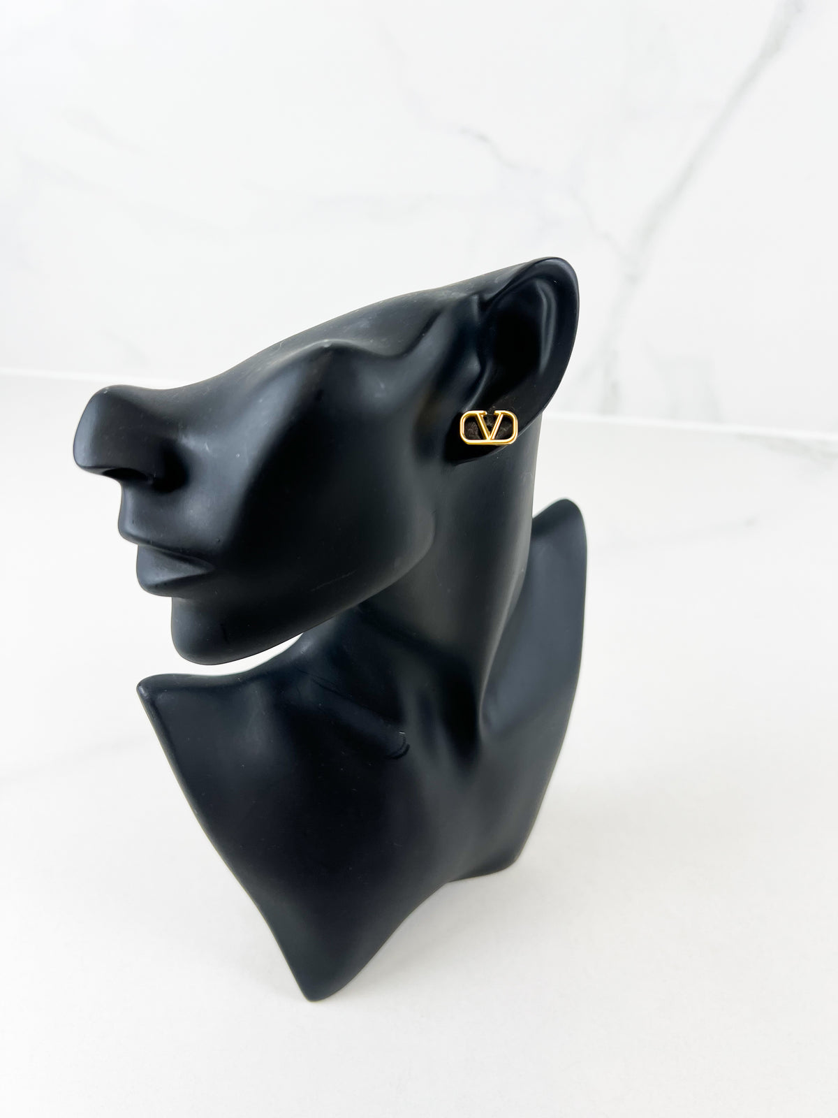 Valentino V-Logo Signature Metal Earrings