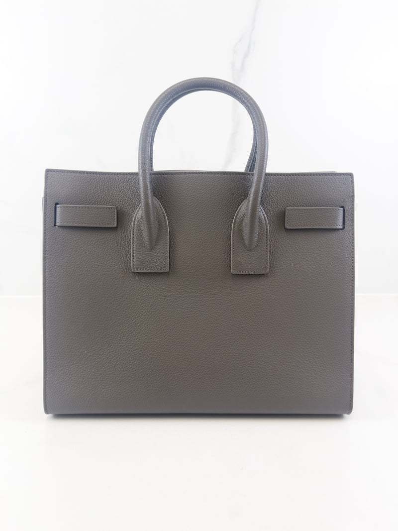 Saint Laurent Grey Large Sac De Jour with SHW