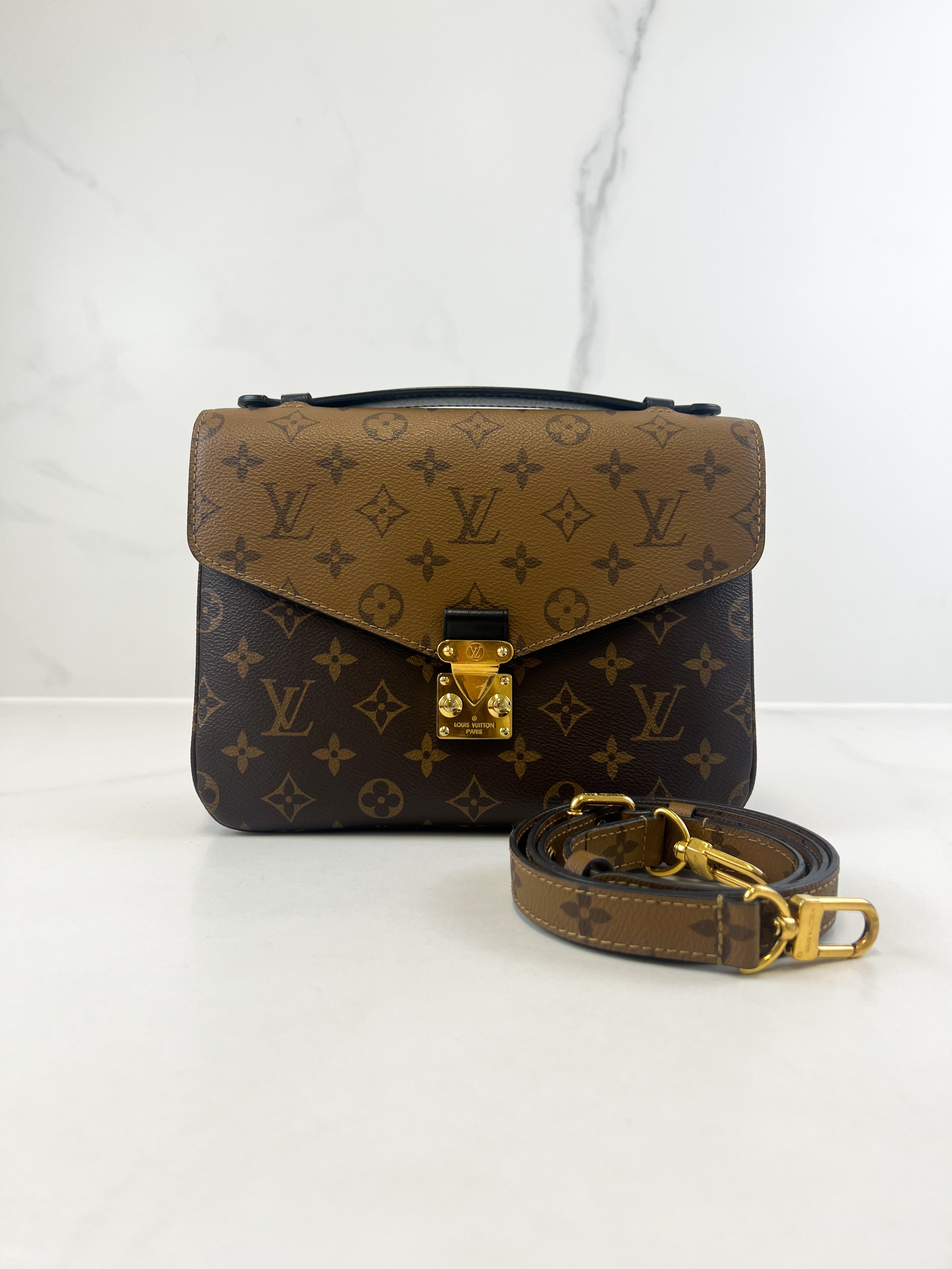 Louis Vuitton Monogram Reverse Pochette Metis
