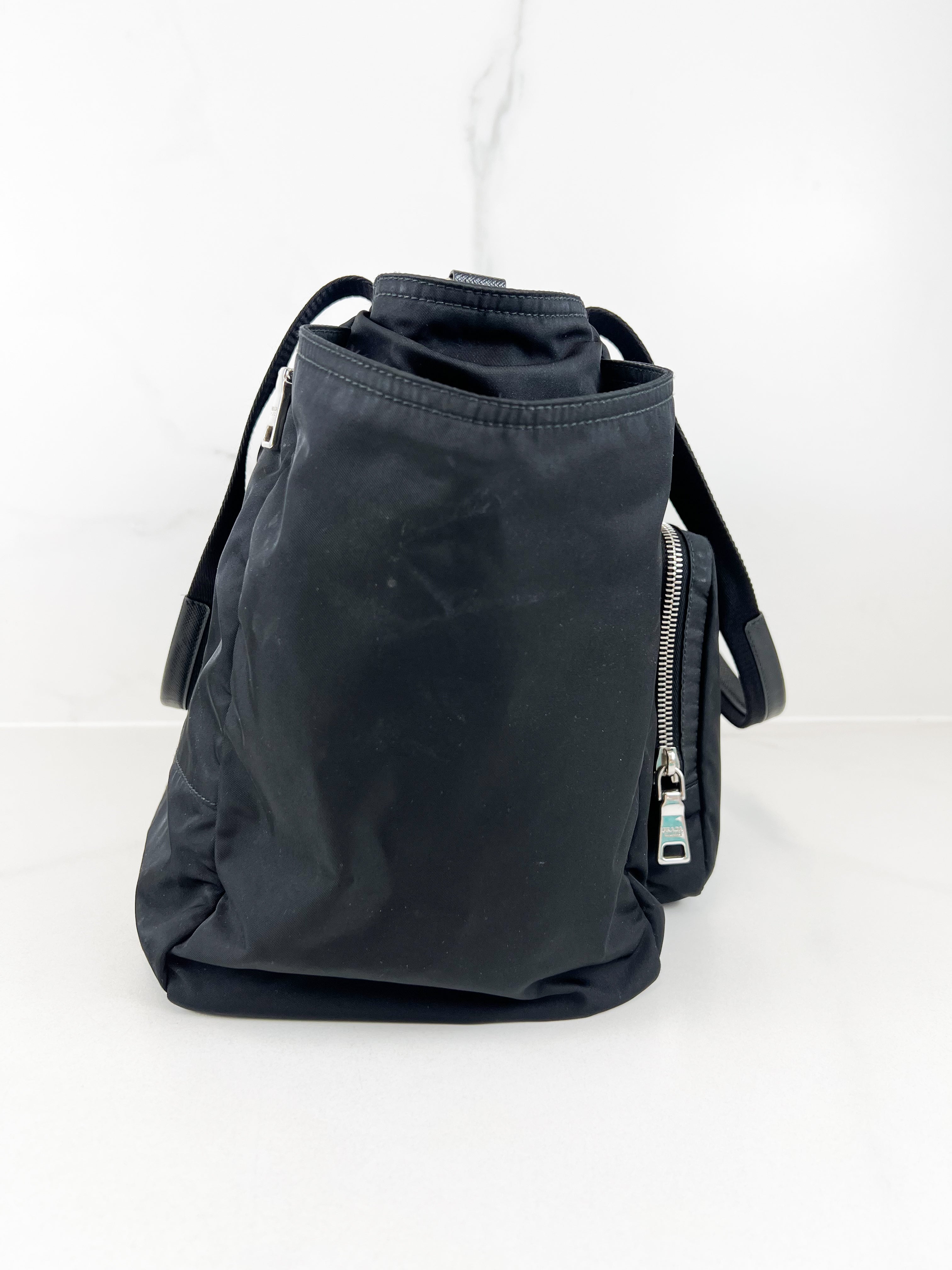 Prada Black Re-Nylon Baby Bag
