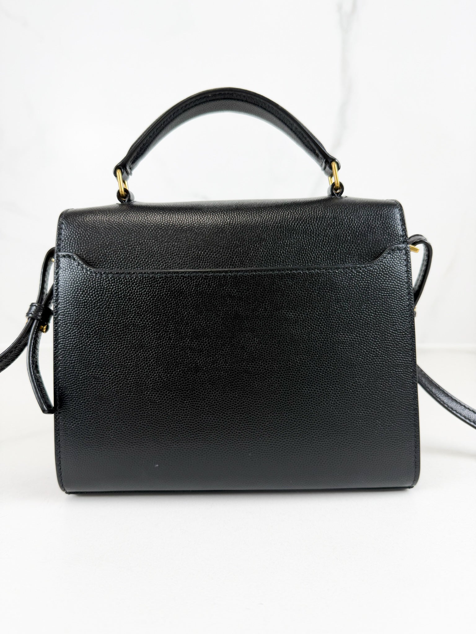 Saint Laurent Cassandra Mini Top Handle GHW