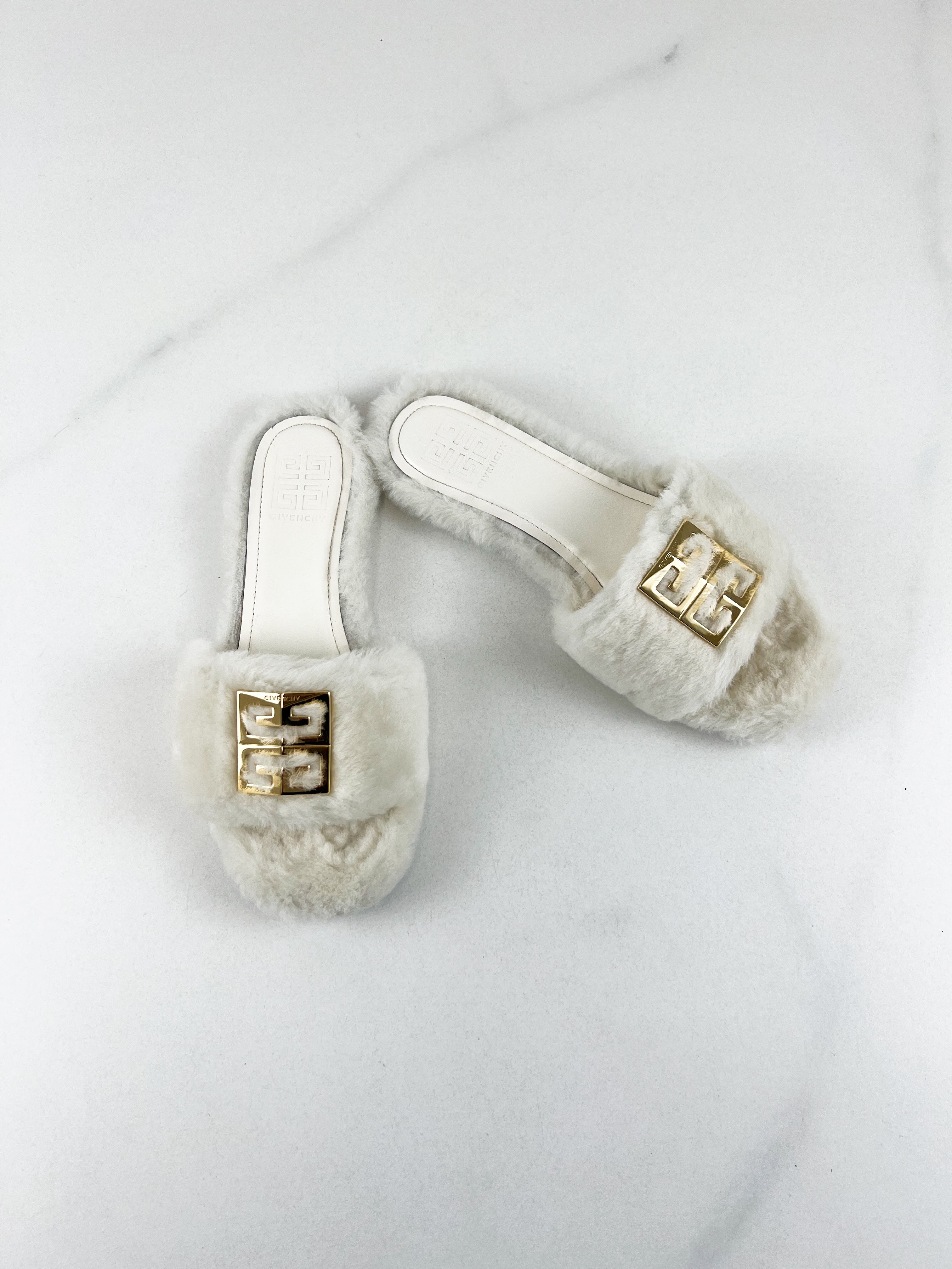 Givenchy Shearling Sandal Size 36