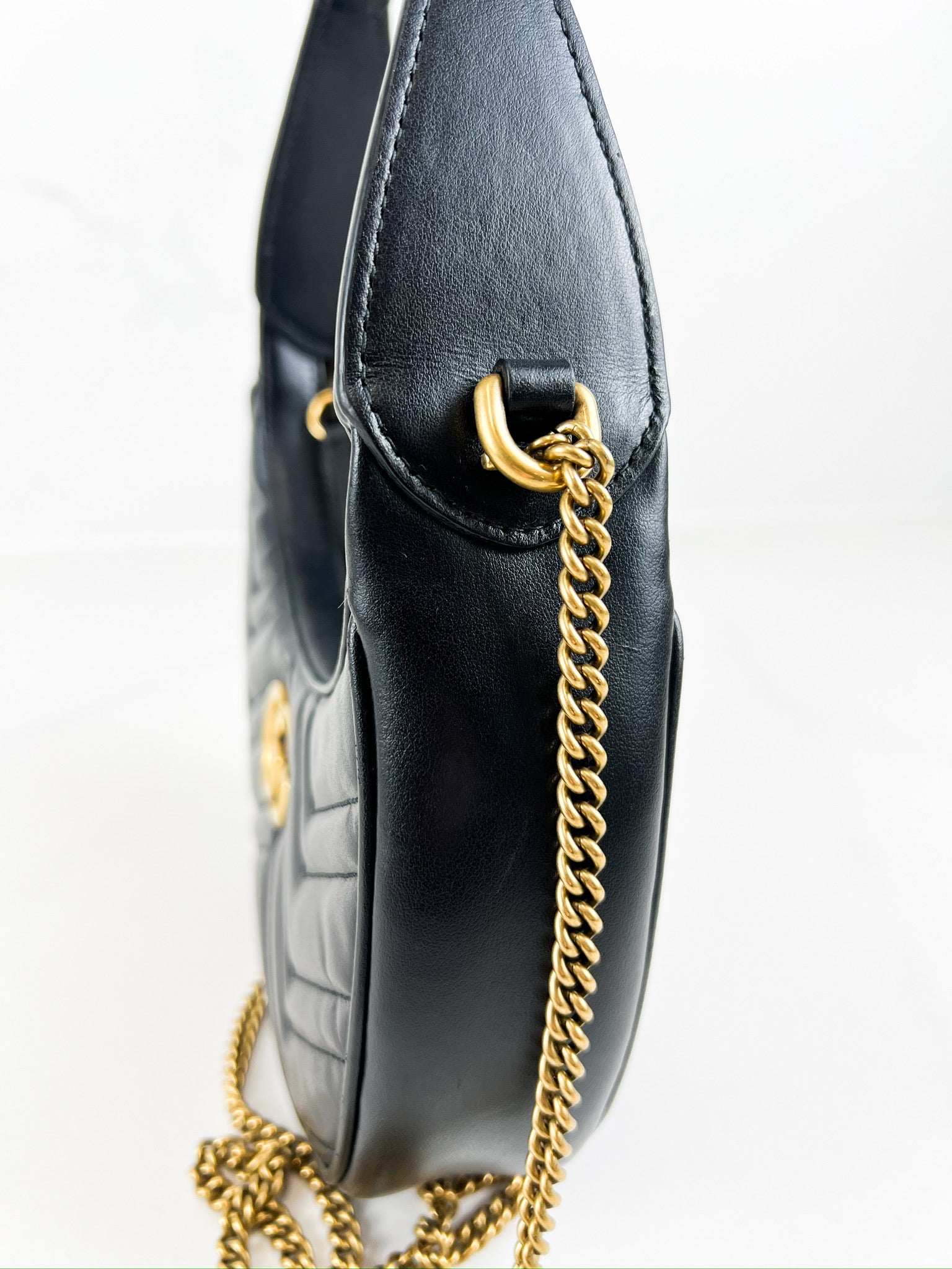 Gucci Half Moon Mini GG Marmont Bag