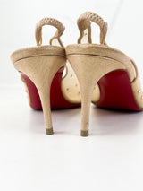 Christian Louboutin Follies Slingback 70mm Size 38
