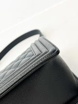 Chanel Black Old Medium Caviar Boy Bag GHW