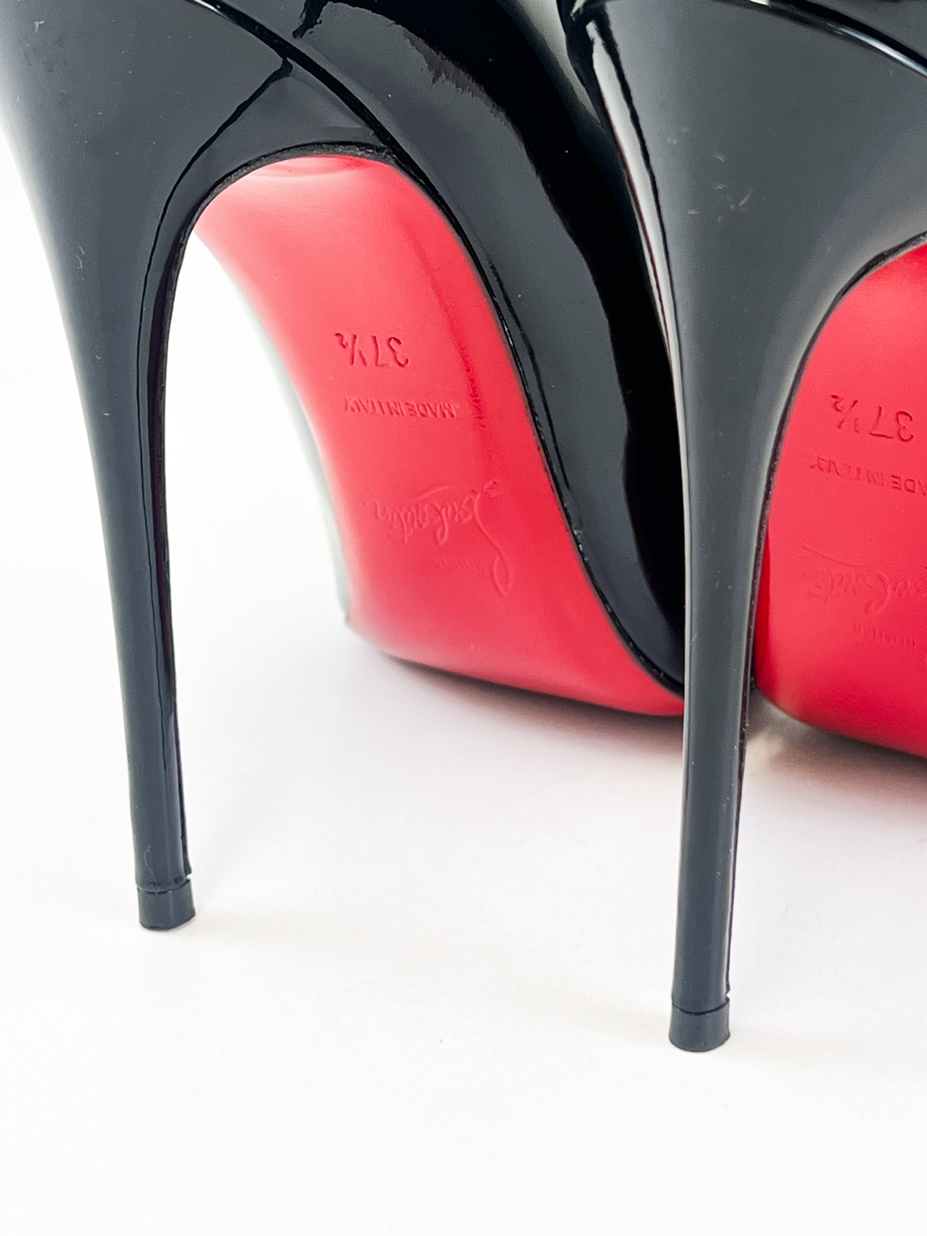 Christian Louboutin Black So Kate 120 Size 37.5
