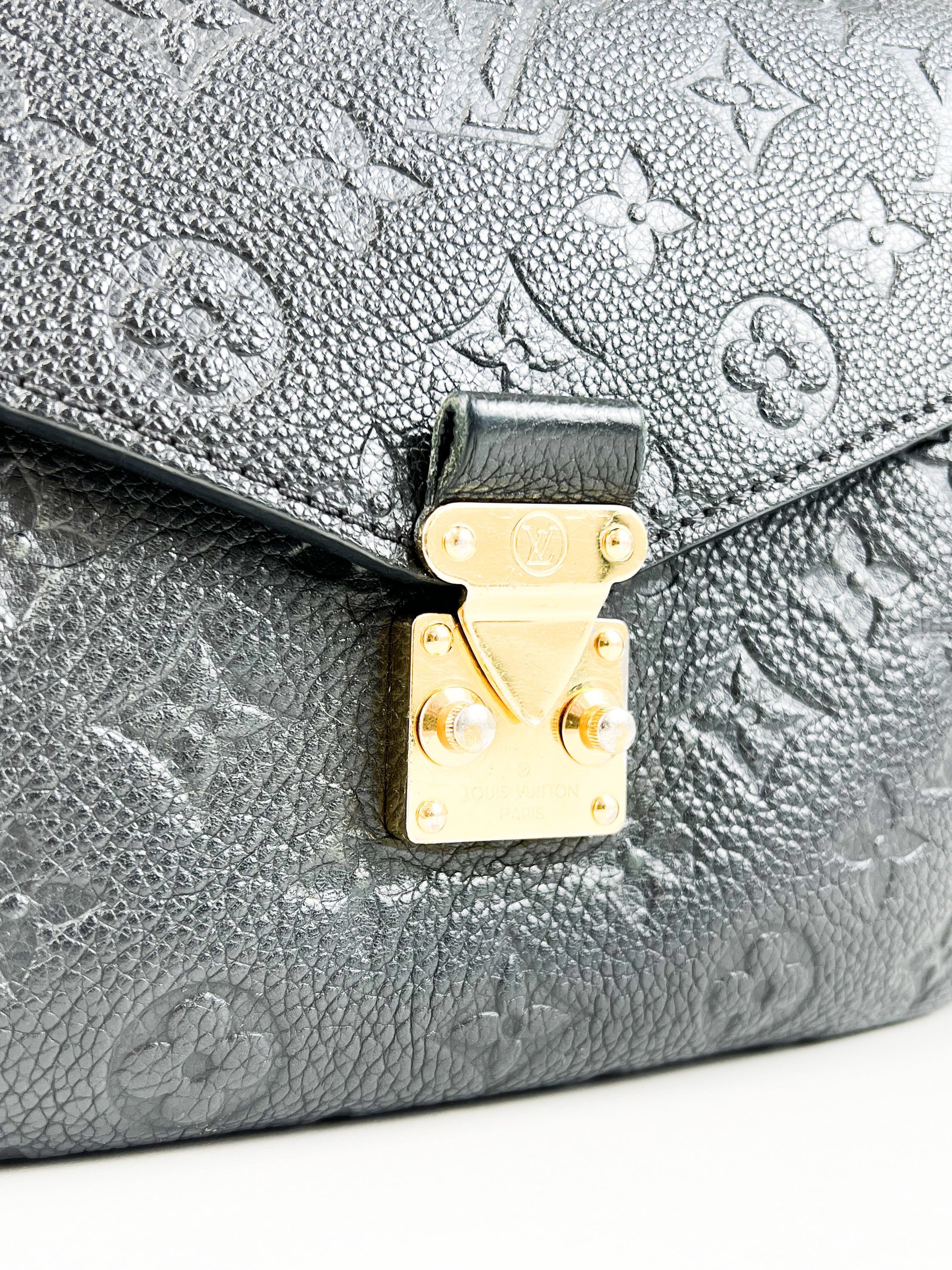 Louis Vuitton Empreinte Black Pochette Metis
