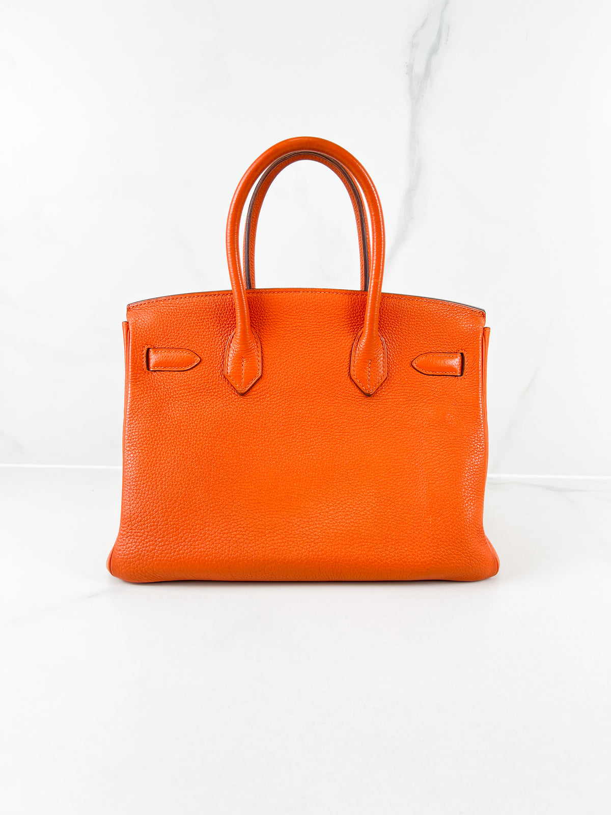 Hermes Togo Orange Birkin 30 with PHW