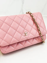 Chanel Pink Caviar CC WOC with GHW