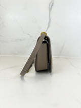 Fendi C-Mon Taupe Crossbody Bag