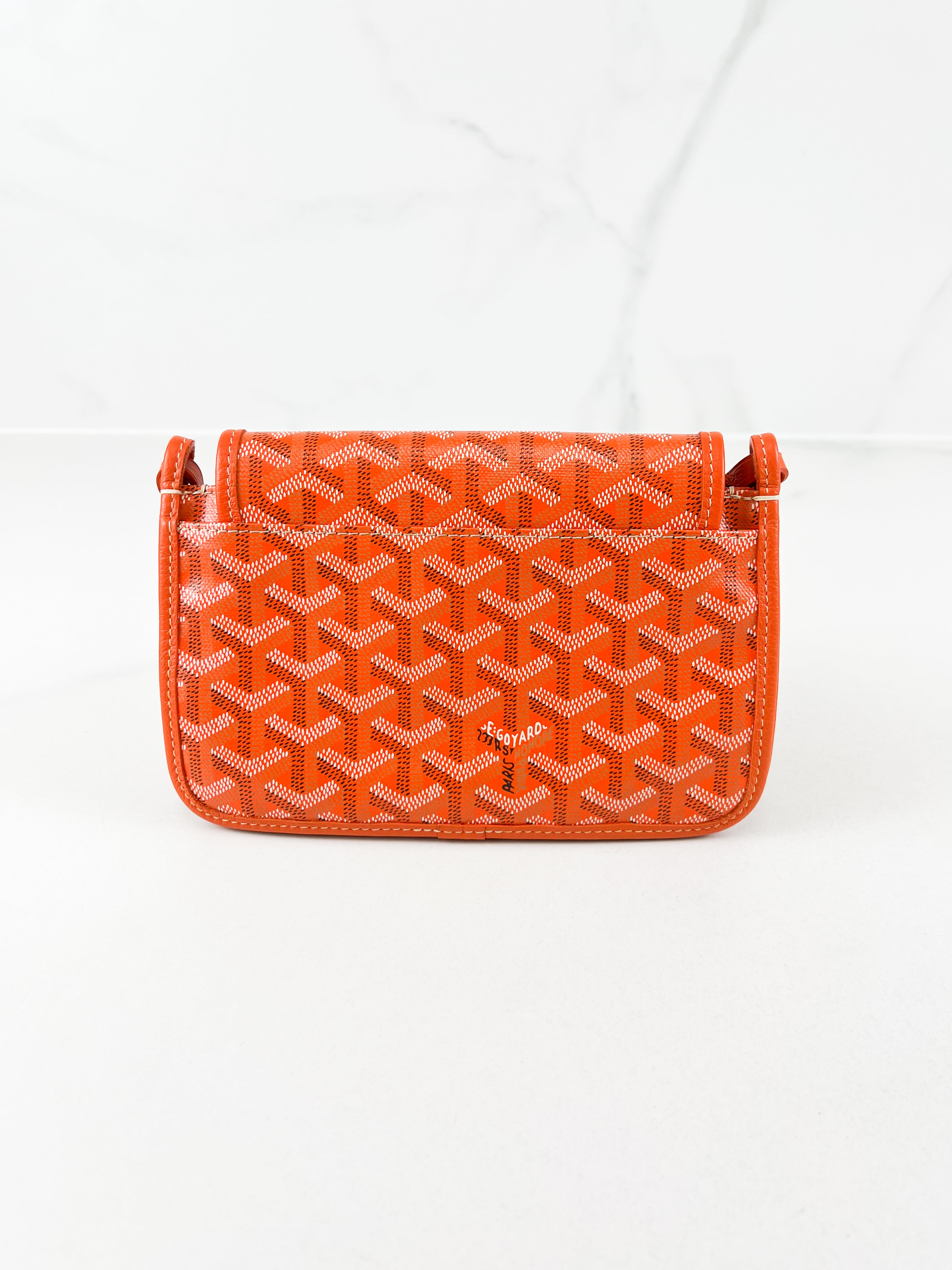 Goyard Plumet Orange Mini Crossbody Bag