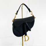 Christian Dior Mini Black Saddle