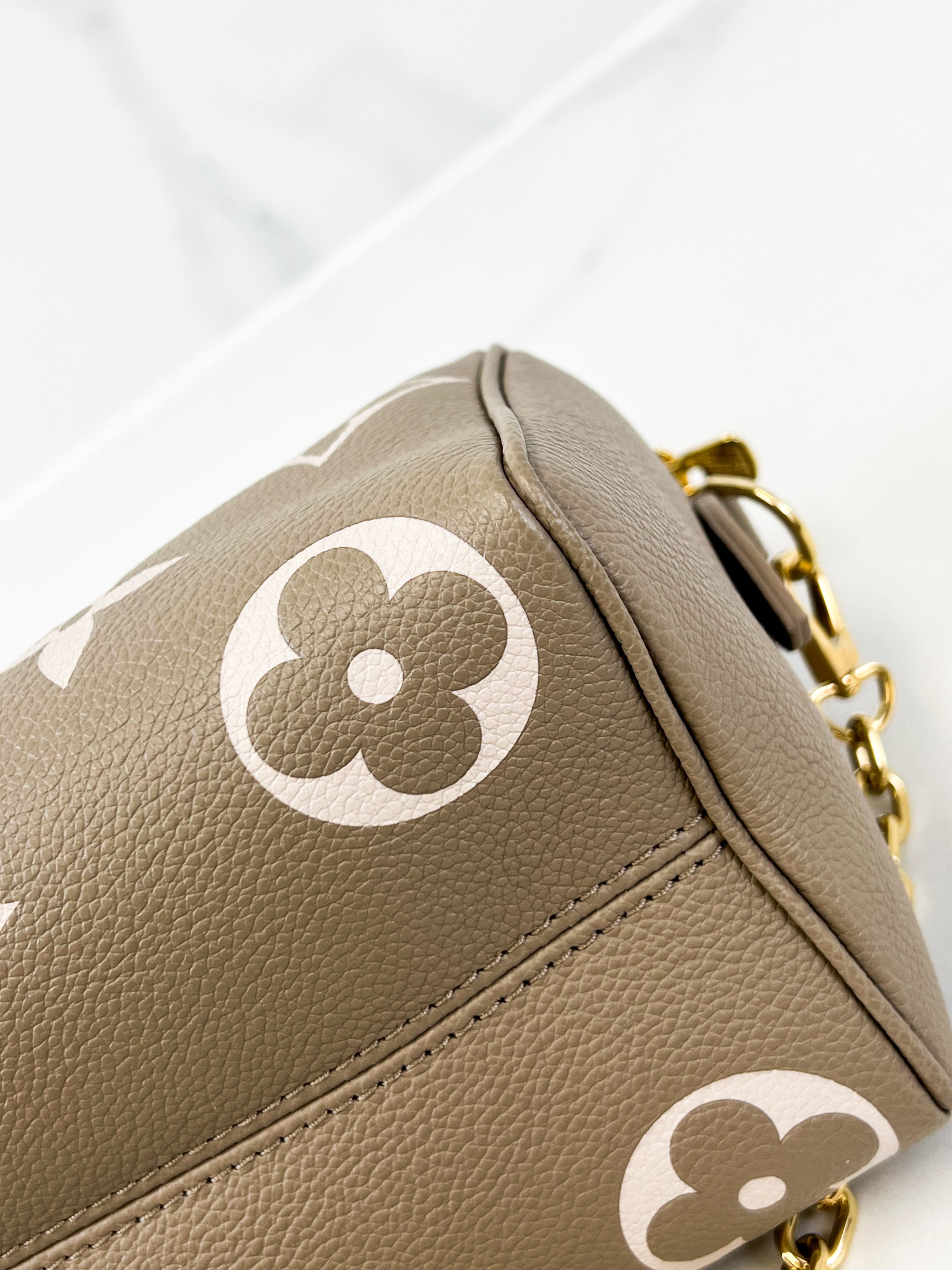 Louis Vuitton Speedy Bandoulière 20 in Tourterelle Crème