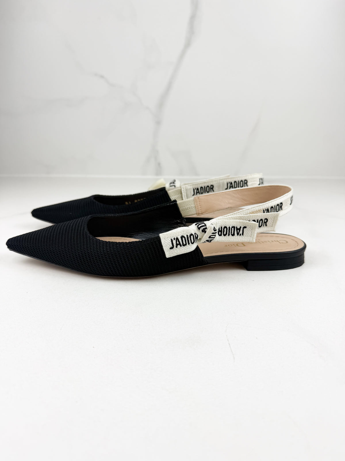 Christian Dior Jadior Slingback Ballerina Flat Size 40