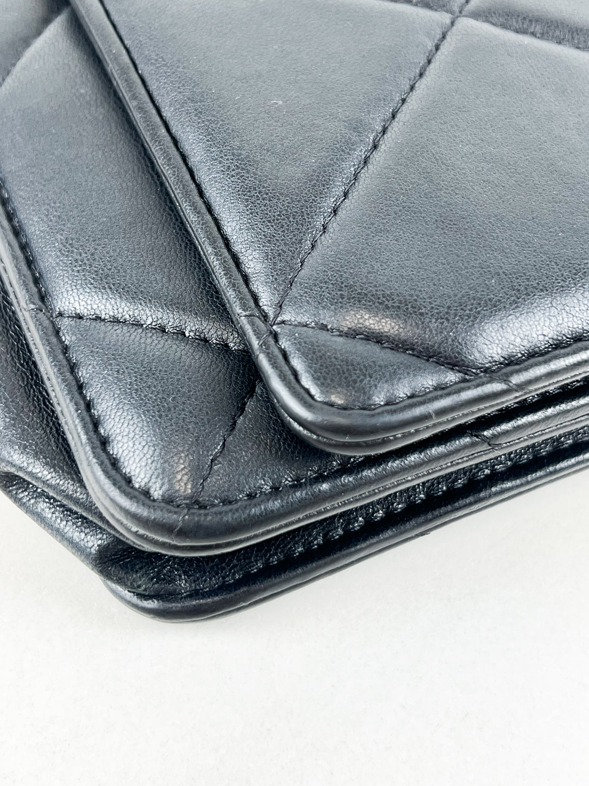 Chanel 19 Wallet on Chain WOC in Lambskin Leather