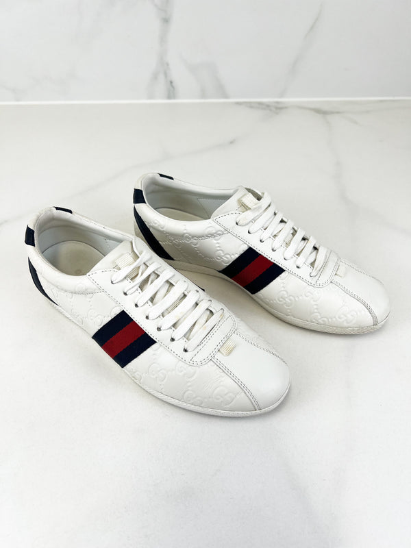 Gucci White Ace Sneaker 37.5