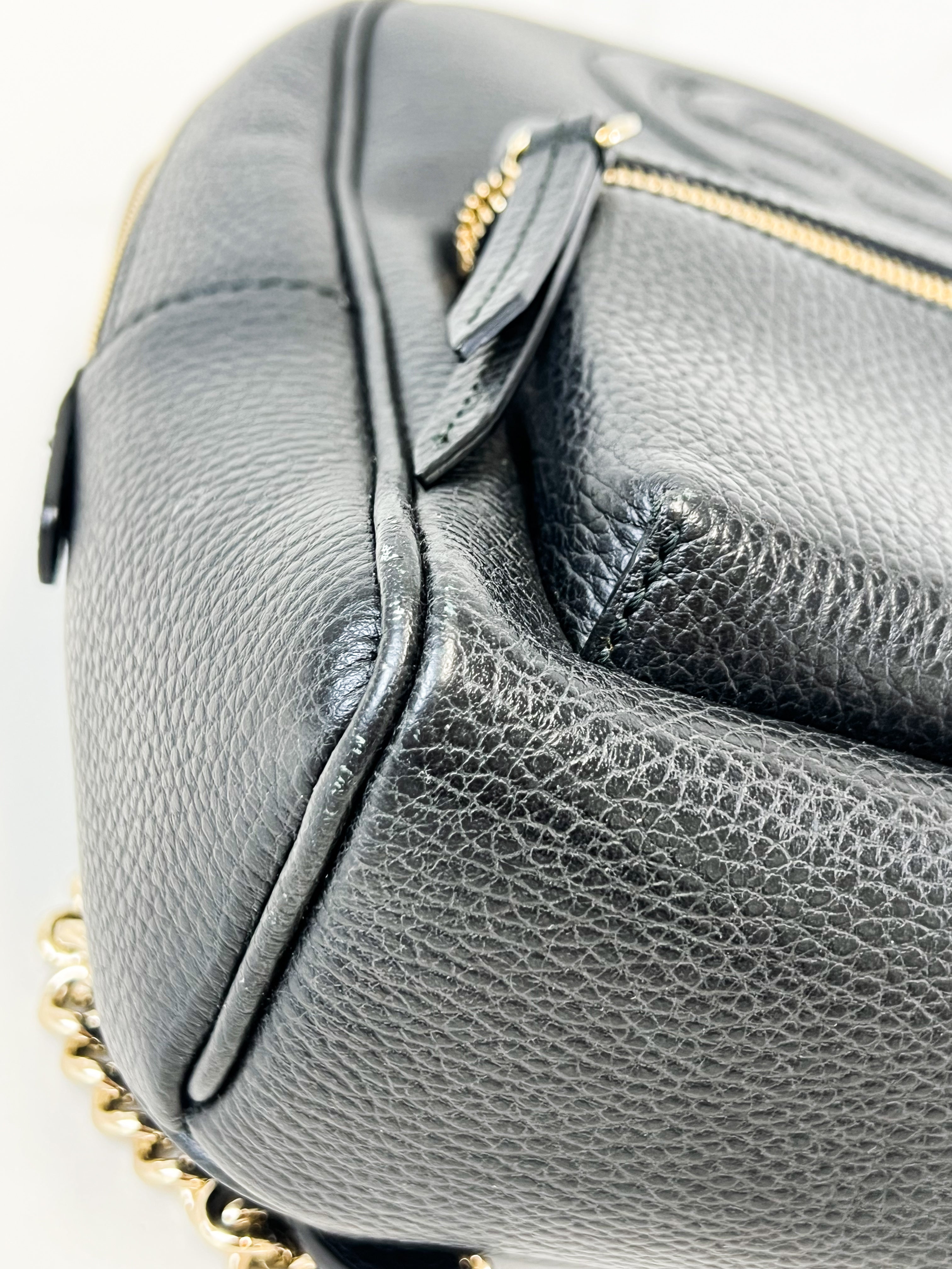 Gucci Soho Grained Leather Backpack