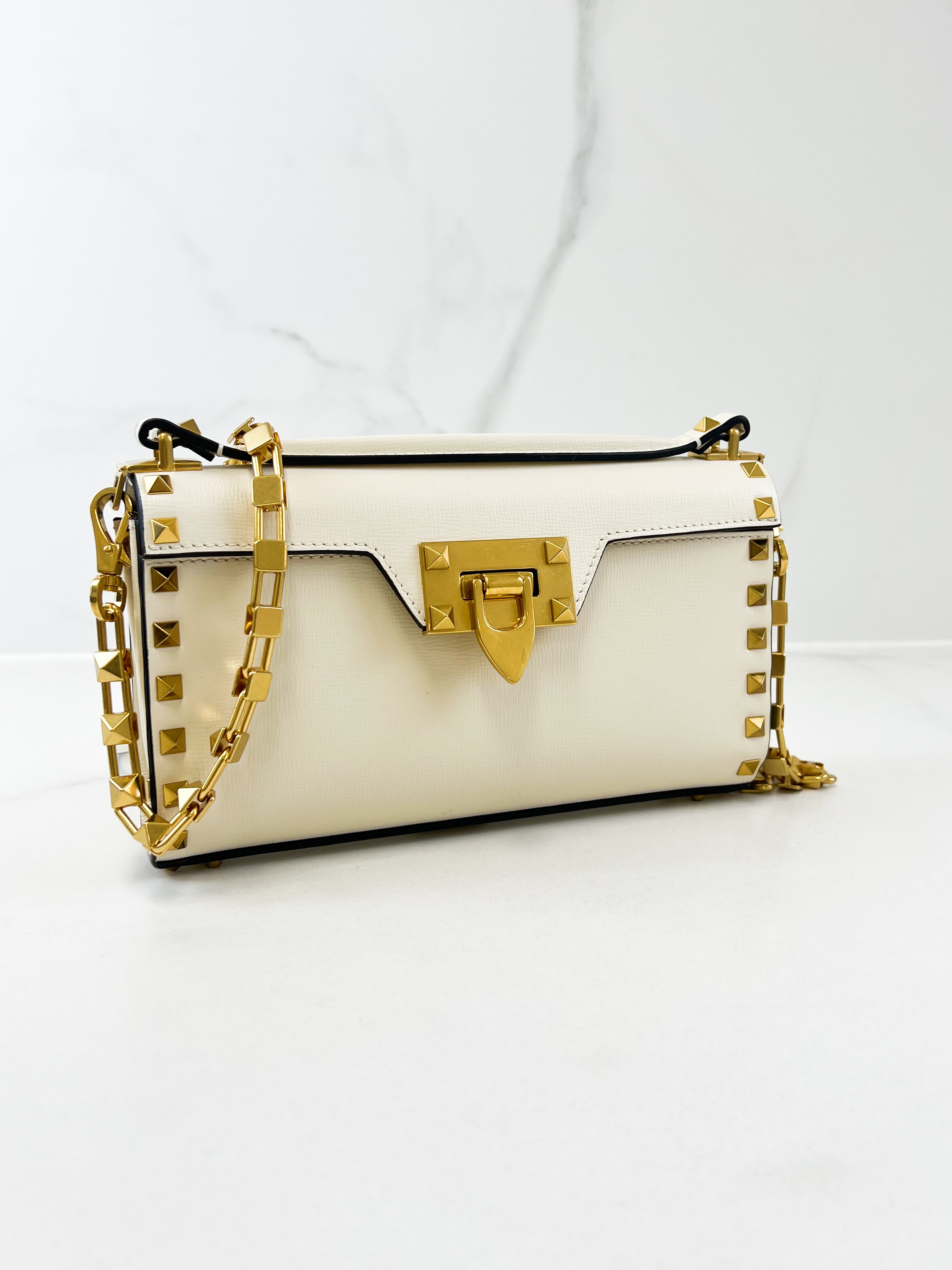 Valentino Garavani Alcove Bag in Ivory