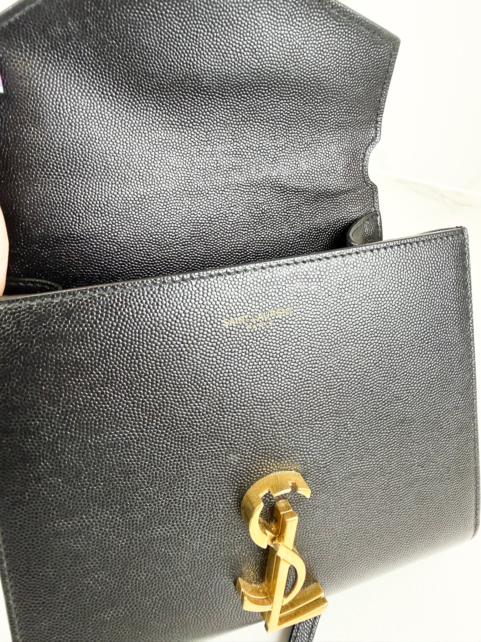 Saint Laurent Cassandra Mini Top Handle GHW