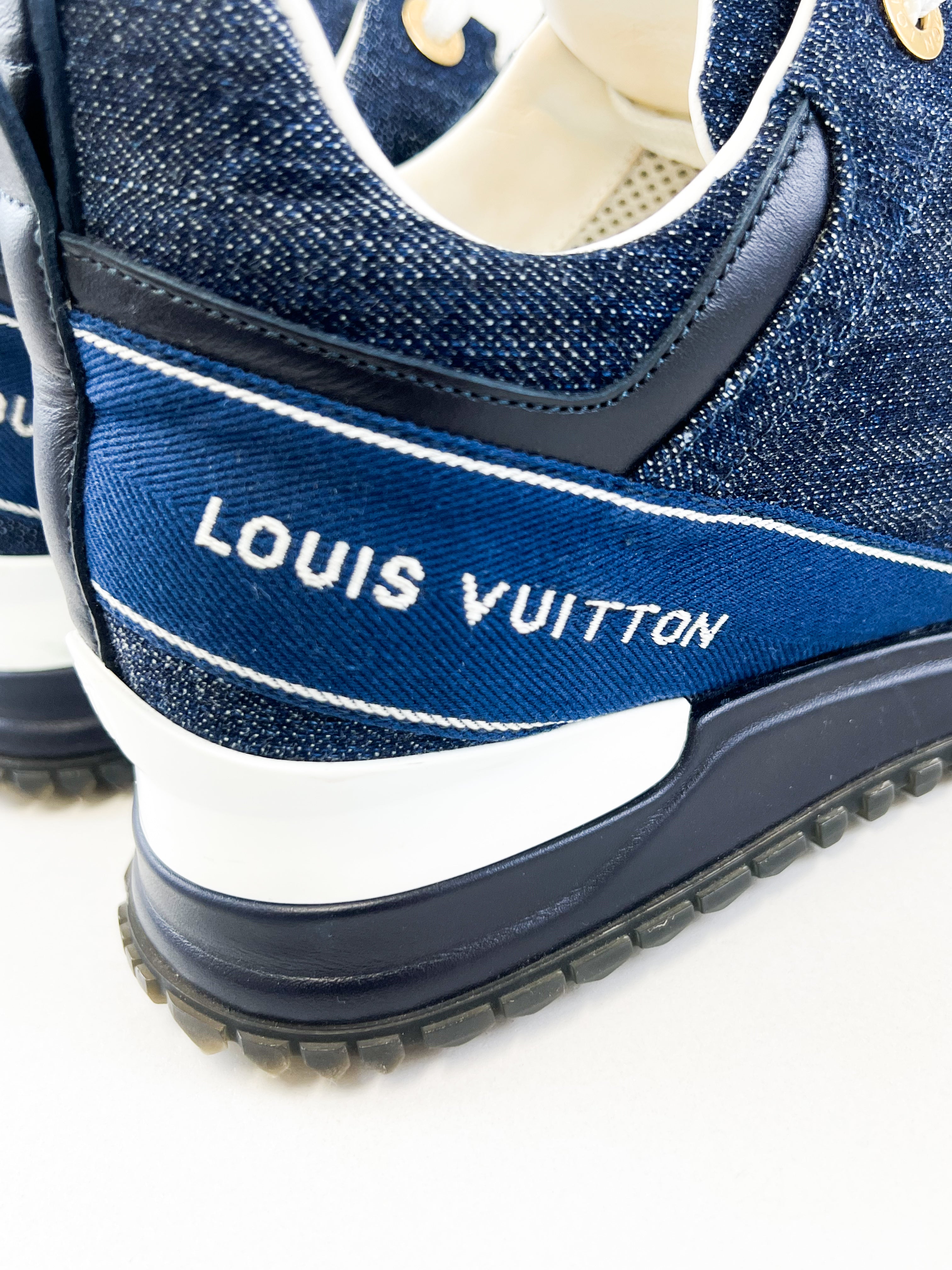 Louis Vuitton Denim Runaway Sneaker Size 36