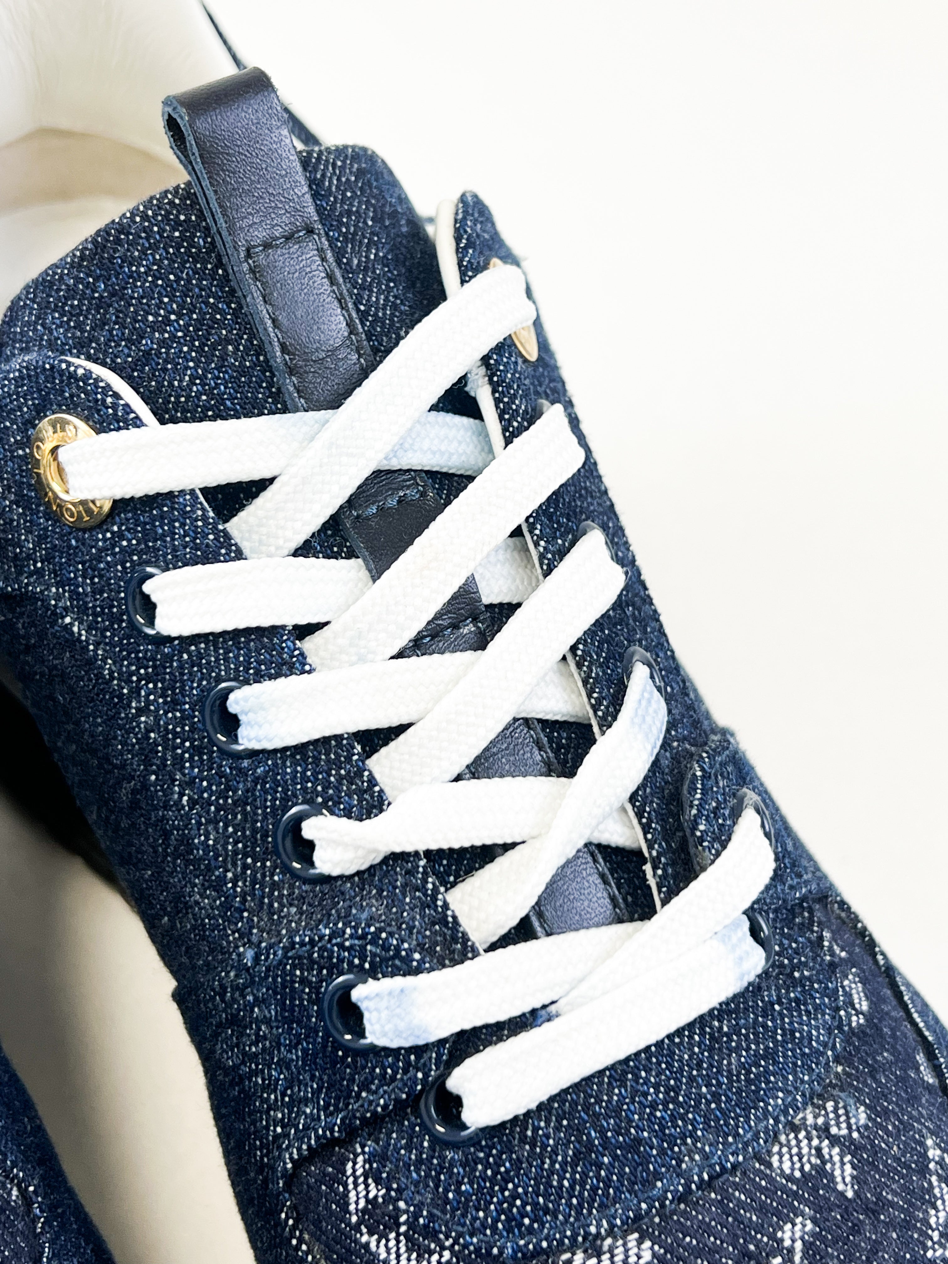 Louis Vuitton Denim Runaway Sneaker Size 36